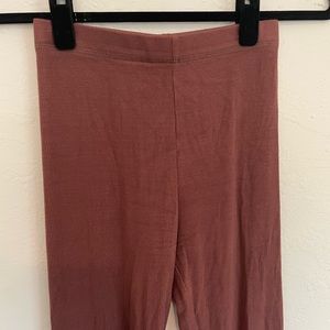 Joah brown ribbed brown legging xs